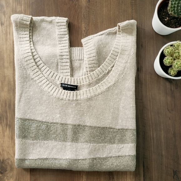 Club Monaco Metal Mesh Sweater Tank - Picture 6 of 11